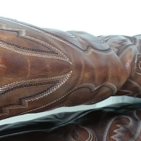 Tony Lama Mens Western Cowboy Boots - Picture 3 of 9